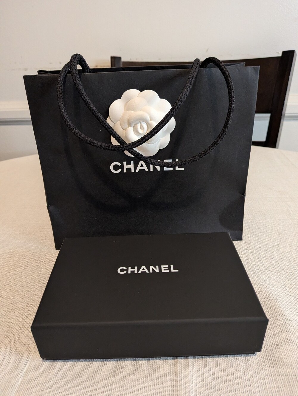 CHANEL Empty Small Box and  Shopping Bag
